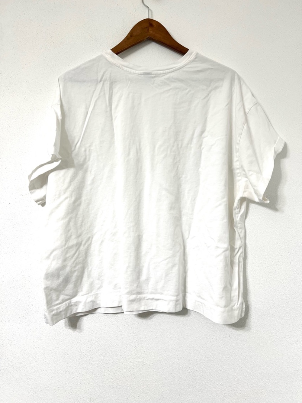 Old Navy Vintage Tee 3X White Short Sleeve Cotton Top - Picture 2 of 4